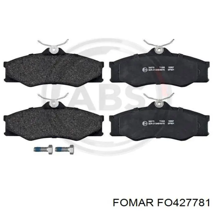 Купити FO427781 Fomar Roulunds Колодки гальмівні передні, дискові