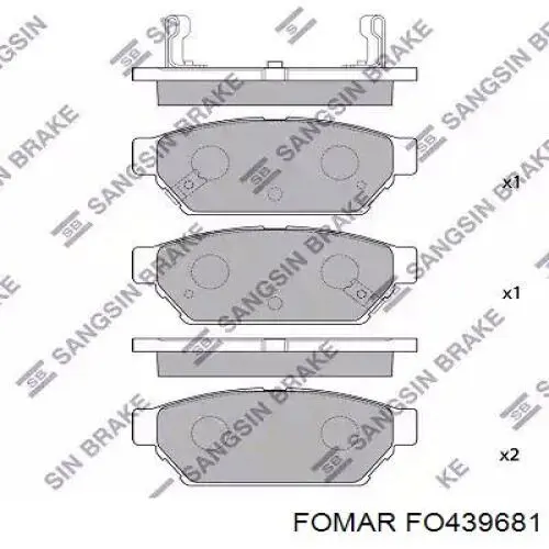 4L3Z9H307DF Ford Передні гальмівні колодки