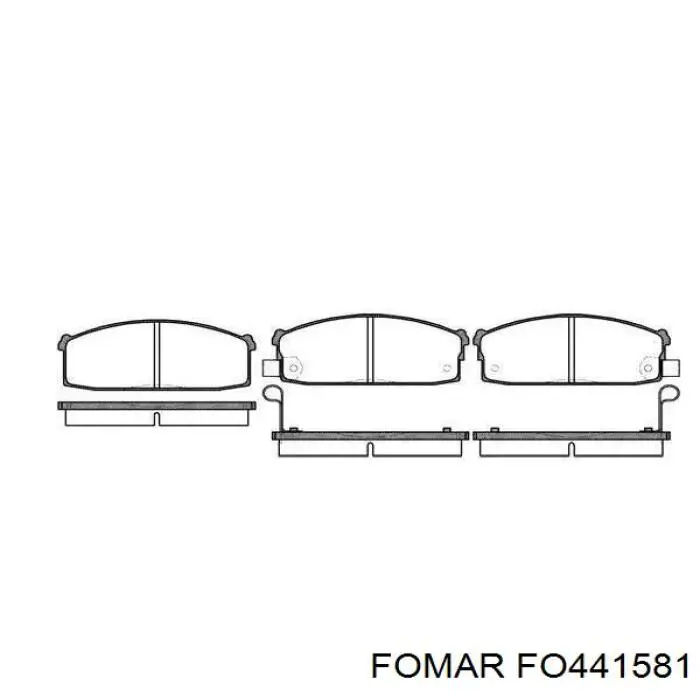 Гальмівні колодки Allied Nippon ADB3387 ціна, від 14.67 USD