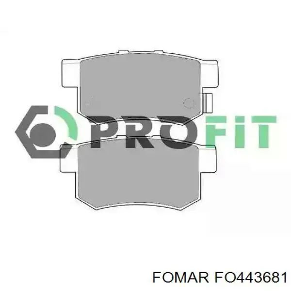 Тормозні колодки Fomar Roulunds FO443681