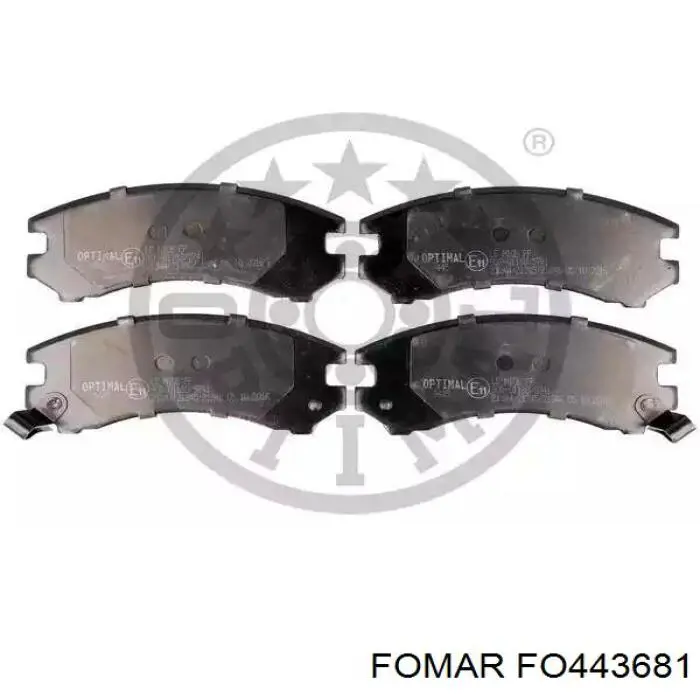 FO443681 Fomar Roulunds Передні гальмівні колодки