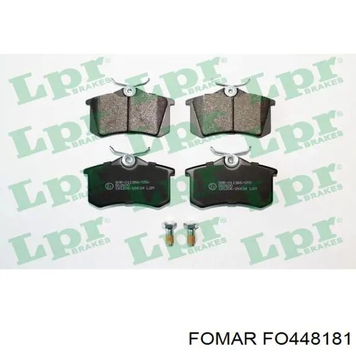 Задні дискові колодки Optimal BP10066