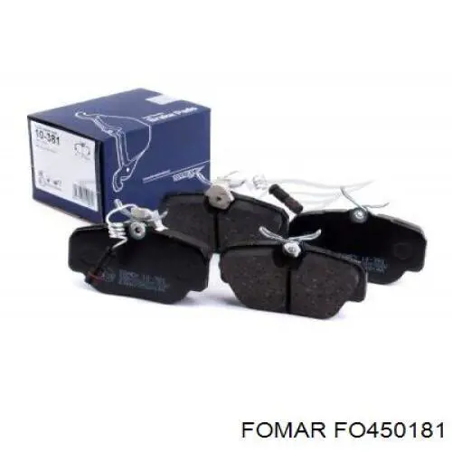 Купити FO450181 Fomar Roulunds Колодки гальмівні передні, дискові