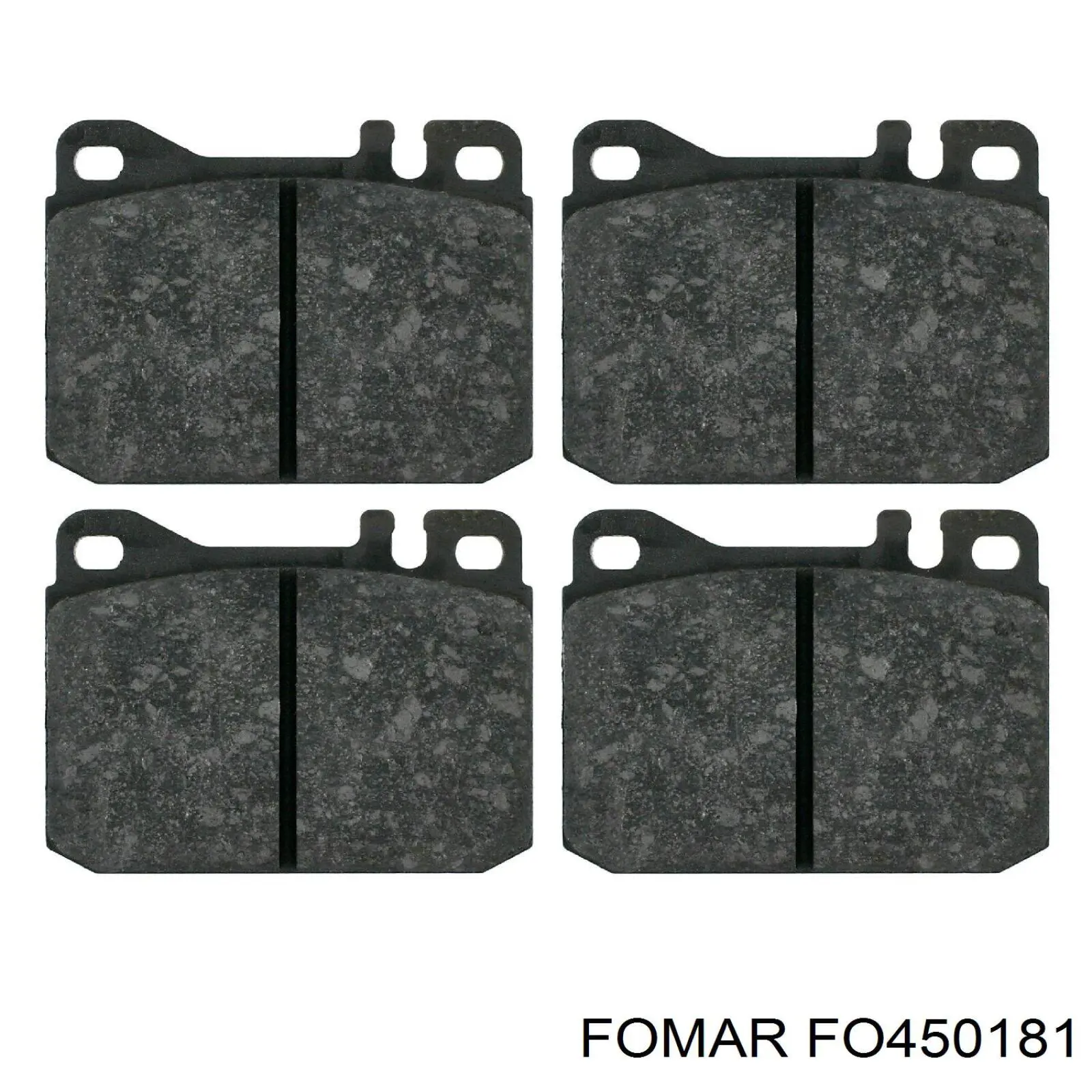 Передні тормозні колодки FO450181 Fomar Roulunds
