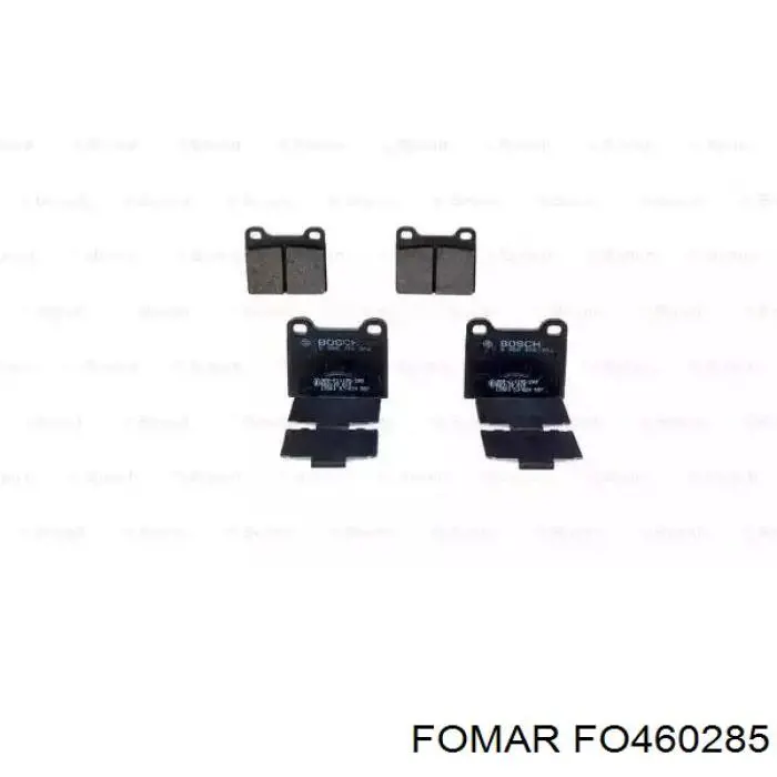 Задні гальмівні колодки FO460285 Fomar Roulunds