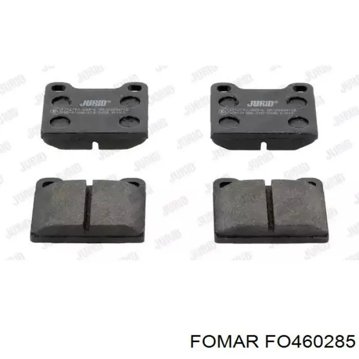 Задні дискові колодки Fomar Roulunds FO460285