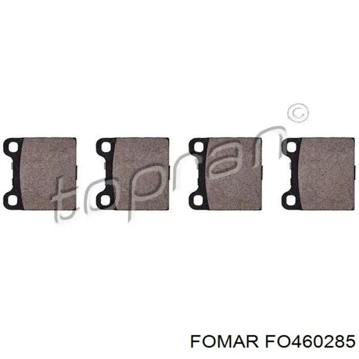 Задні гальмівні колодки Remsa 000688 ціна, від 12.67 USD