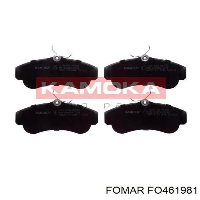 Передні тормозні колодки FO461981 Fomar Roulunds