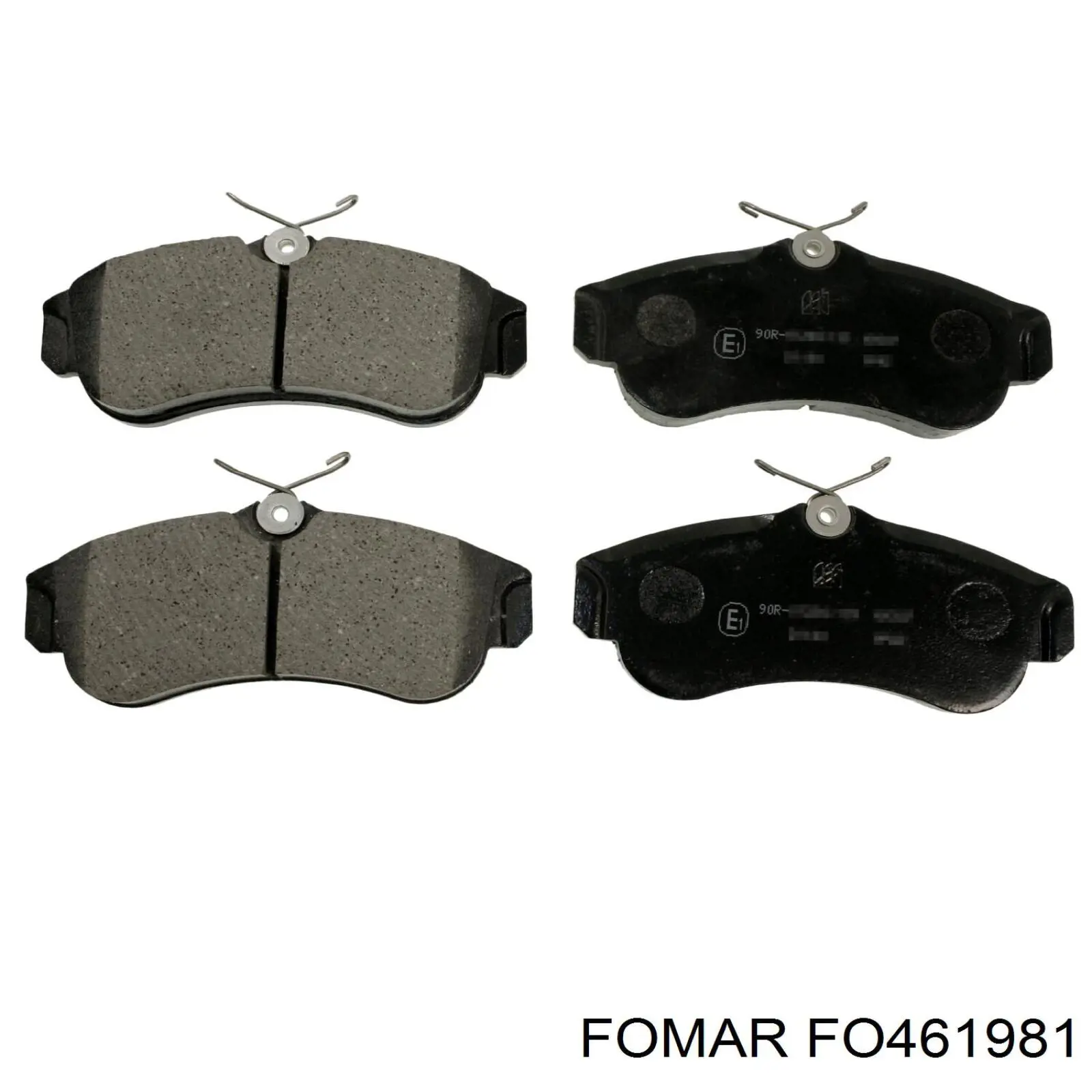 FO461981 Fomar Roulunds Передні гальмівні колодки