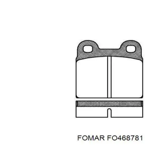 9201354 Opel Колодки гальмівні задні, дискові