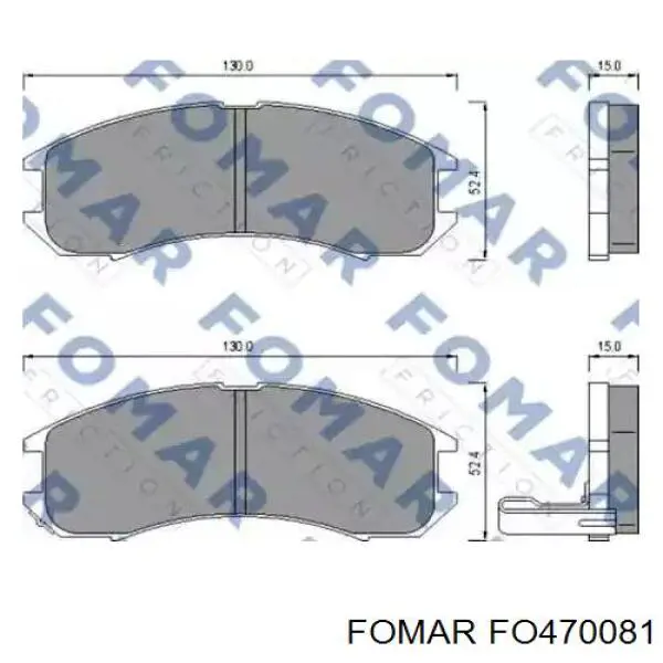 SP252PR SCT Передні гальмівні колодки