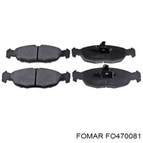Купити FO470081 Fomar Roulunds Колодки гальмівні передні, дискові