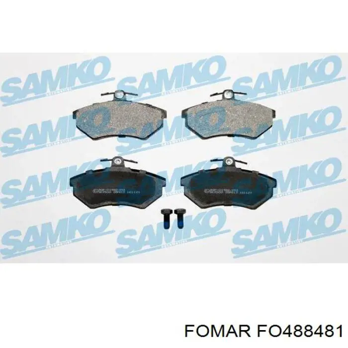 Гальмівні колодки Fomar Roulunds FO488481 ціна, від 16.51 USD