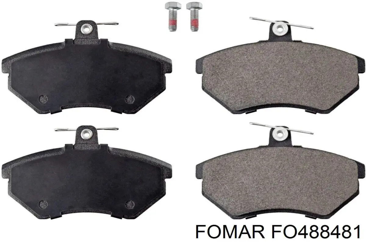FO488481 Fomar Roulunds колодки гальмівні передні, дискові