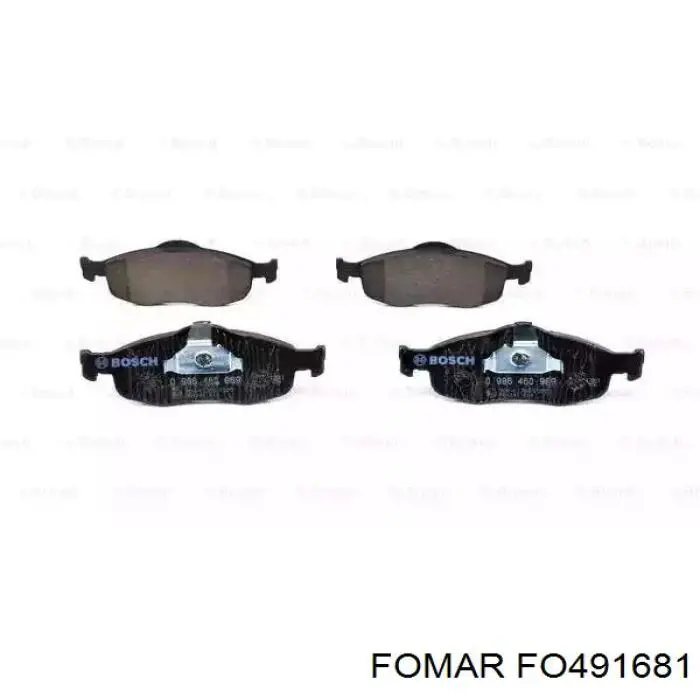 Передні тормозні колодки XS8Z2001BA Ford