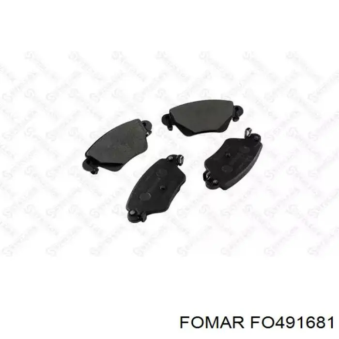 Передні тормозні колодки 97BX2K021BC Ford