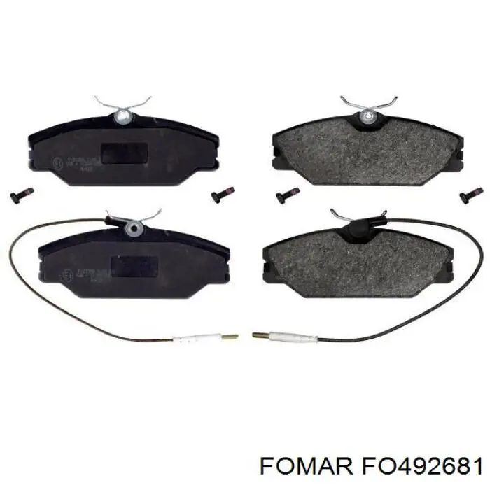 Гальмівні колодки Fomar Roulunds FO492681 ціна, від 19.63 USD