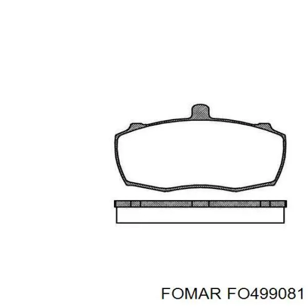 Колодки гальмівні передні, дискові GBP272 Rover