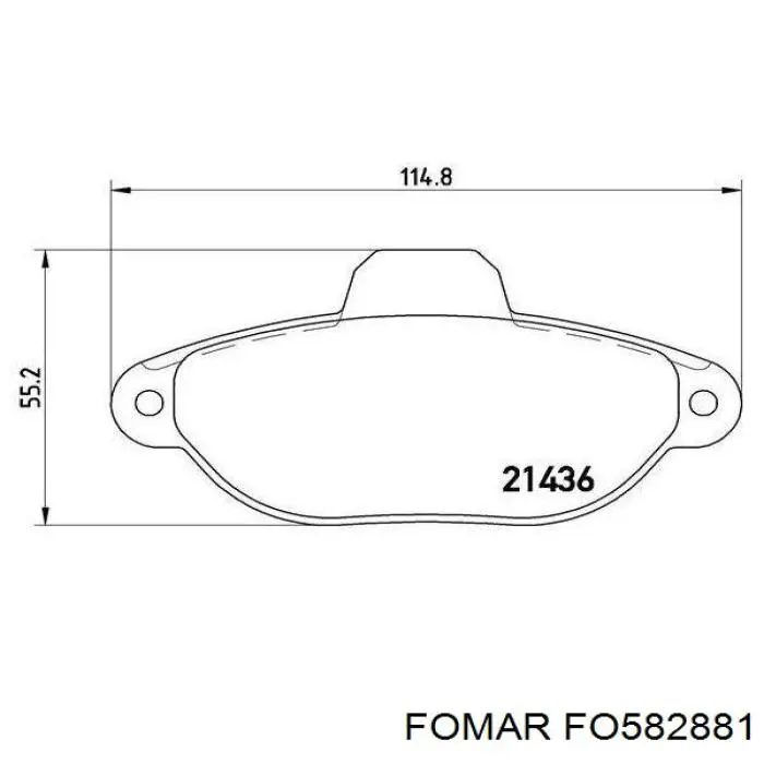 Гальмівні колодки VALEO 302110 ціна, від 16.00 USD