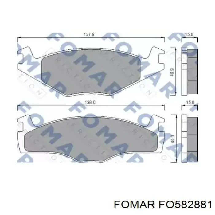 Гальмівні колодки Starline BDS070 ціна, від 15.61 USD