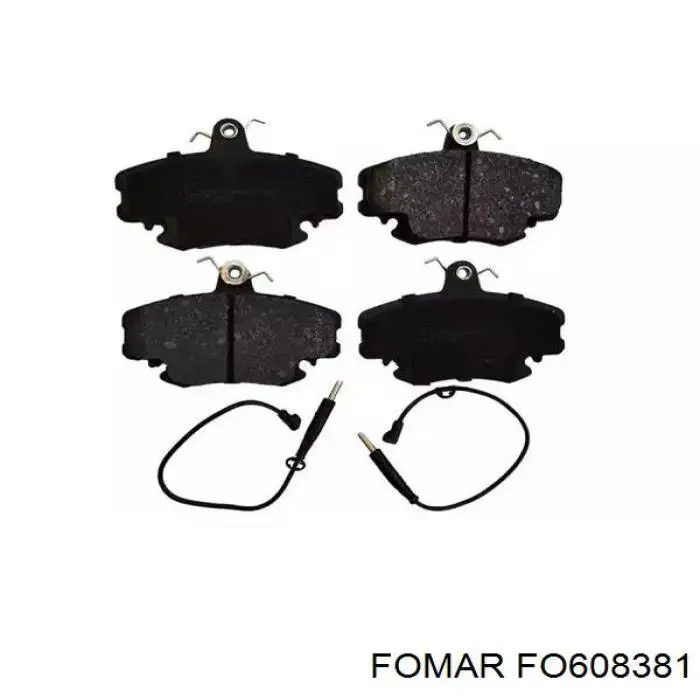 Передні тормозні колодки FC845 Frico