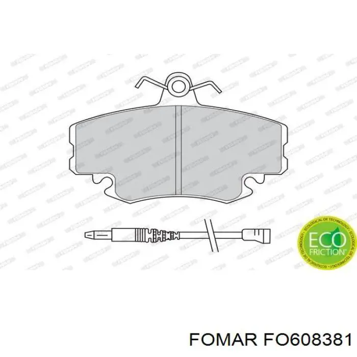 Гальмівні колодки Frico FC845 ціна, від 7.81 USD