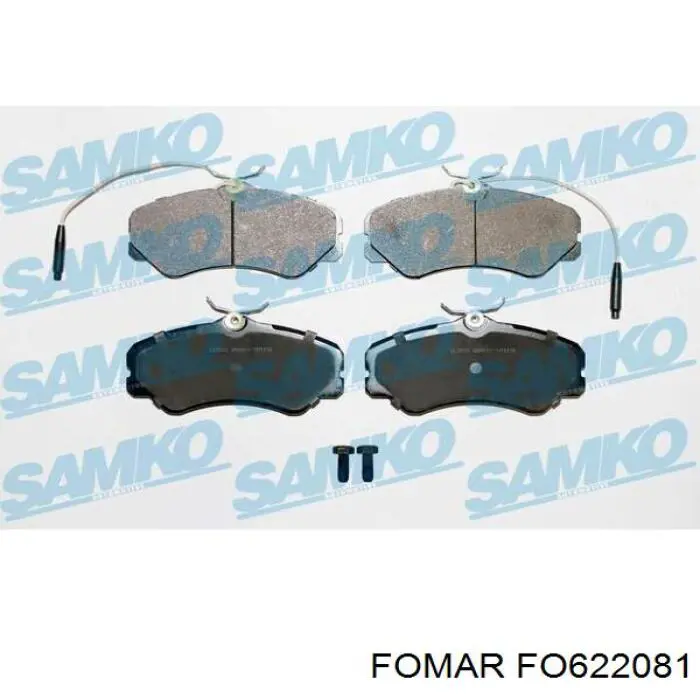 Гальмівні колодки Fomar Roulunds FO622081 ціна, від 17.90 USD