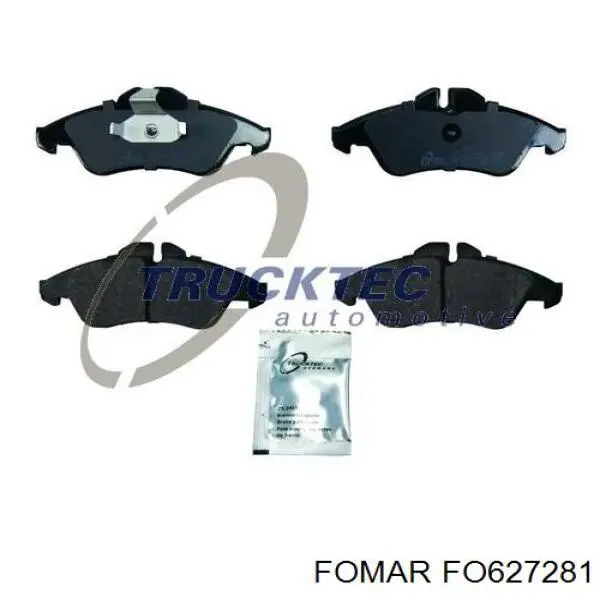Передні тормозні колодки FO627281 Fomar Roulunds