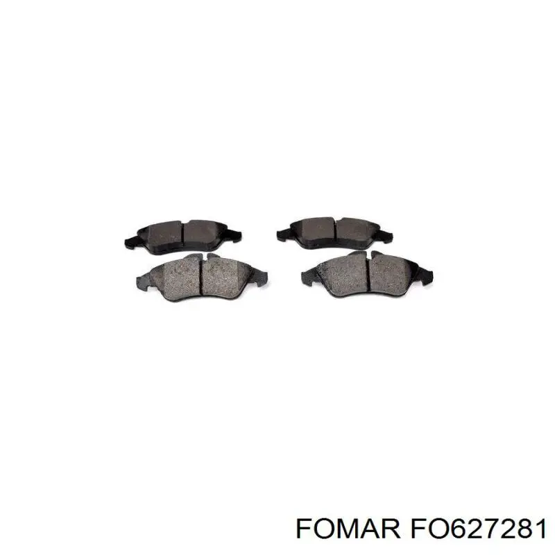 Тормозні колодки Fomar Roulunds FO627281