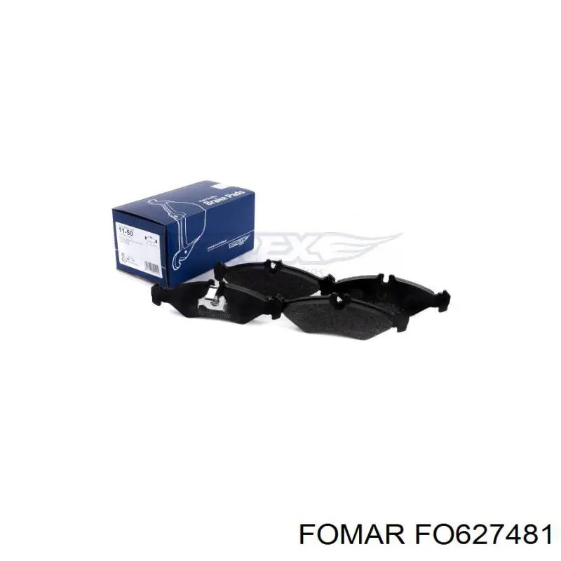 Задні гальмівні колодки FO627481 Fomar Roulunds