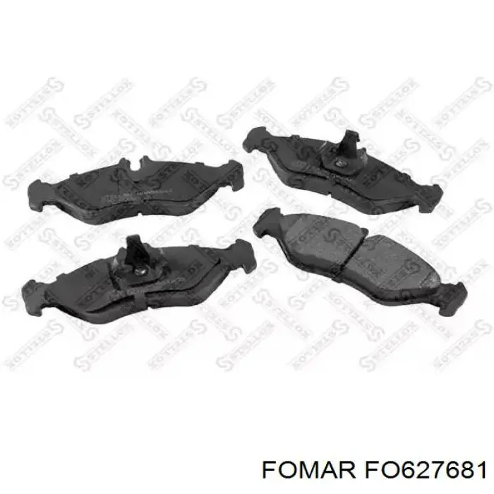 Передні тормозні колодки 24204120 Mercedes