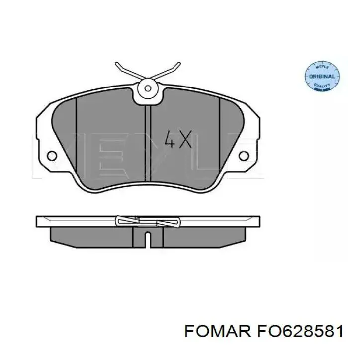 Передні тормозні колодки 5SP449 Samko