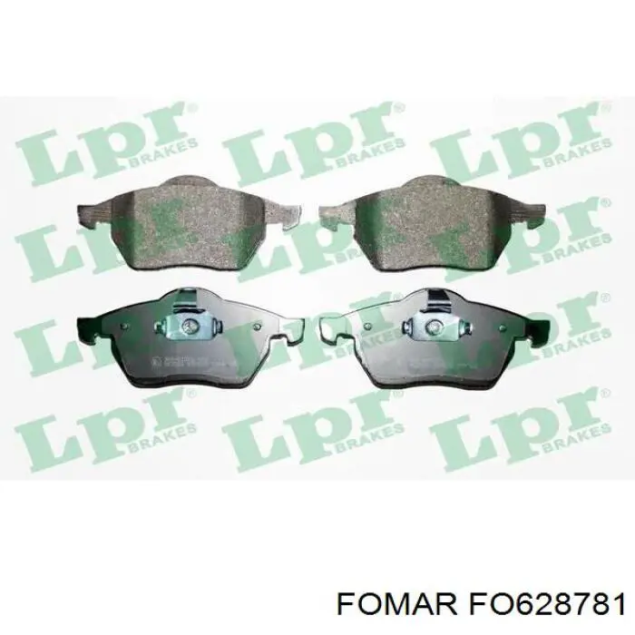 Гальмівні колодки Fomar Roulunds FO628781 ціна, від 22.26 USD