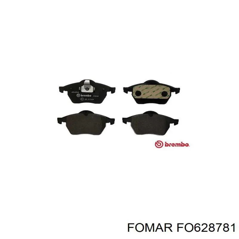 Купити FO628781 Fomar Roulunds Колодки гальмівні передні, дискові