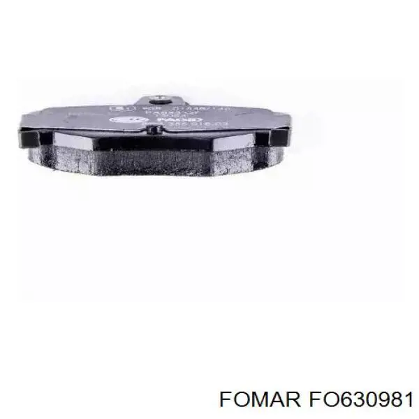 Задні гальмівні колодки Fomar Roulunds FO630981 ціна, від 14.99 USD