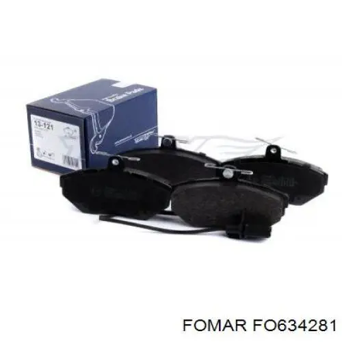 Купити 634281 Fomar Roulunds Колодки гальмівні передні, дискові