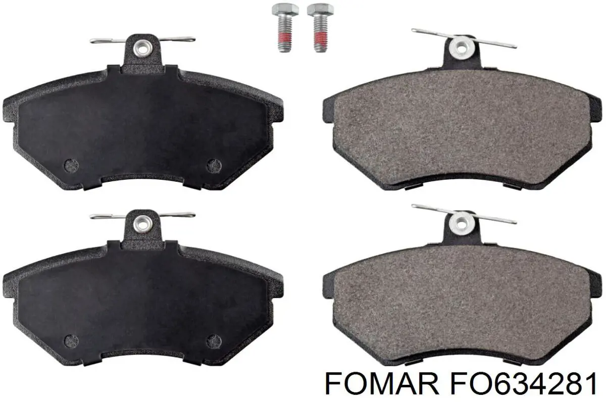 634281 Fomar Roulunds Передні гальмівні колодки
