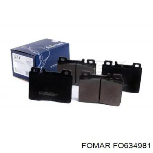 Купити FO634981 Fomar Roulunds Колодки гальмівні передні, дискові