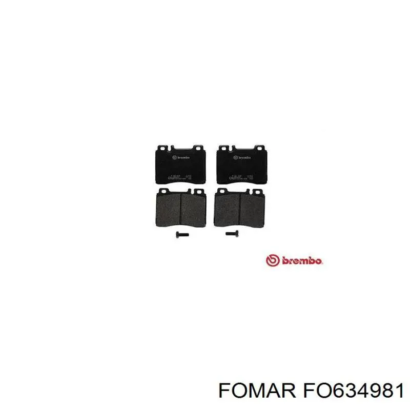 Гальмівні колодки Fomar Roulunds FO634981 ціна, від 27.42 USD