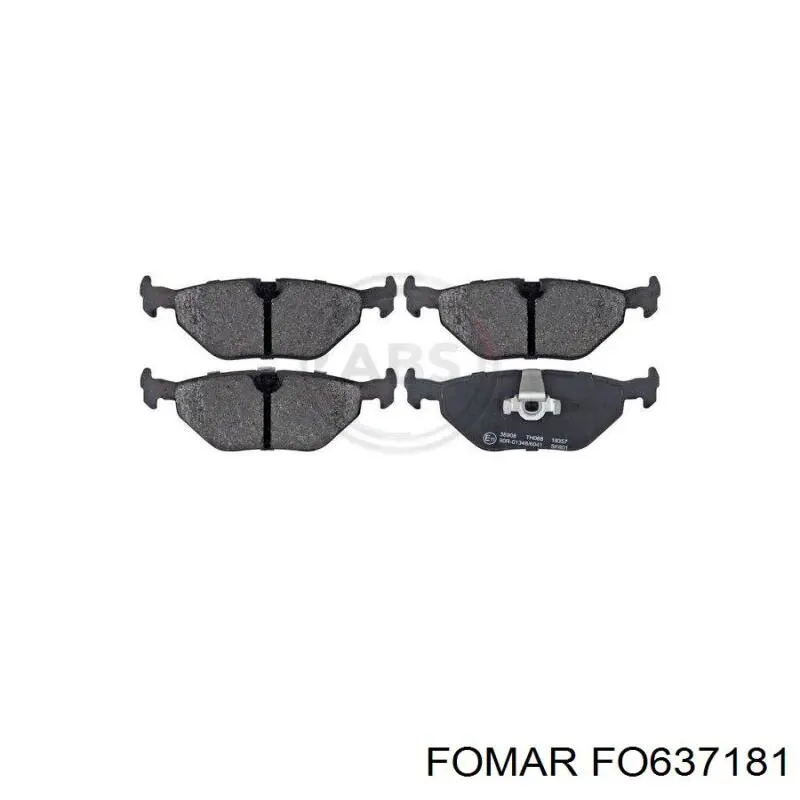 Купити FO637181 Fomar Roulunds Задні колодки