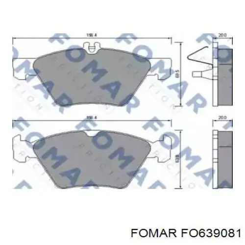 Тормозні колодки Blue Print ADA104229