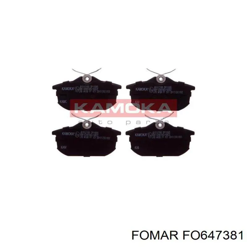 Задні дискові колодки Fomar Roulunds FO647381