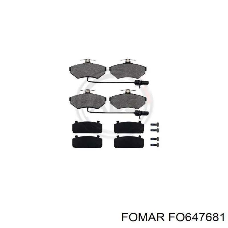 Гальмівні колодки Fomar Roulunds FO647681 ціна, від 19.10 USD