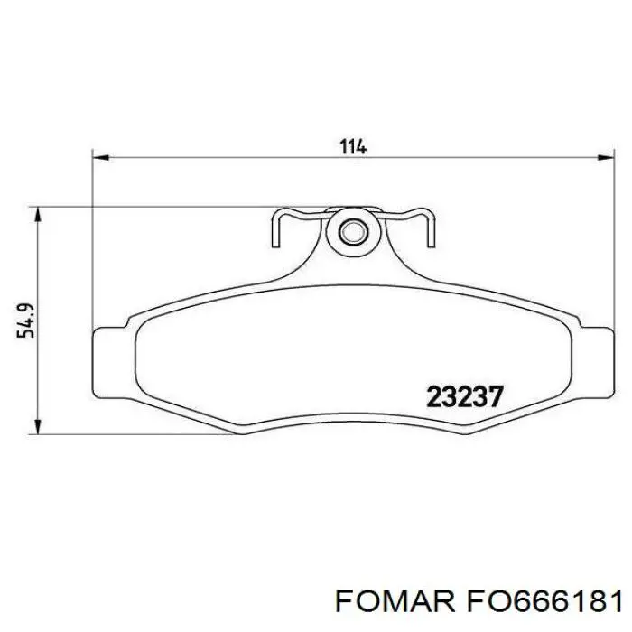 Задні гальмівні колодки Tashiko BTS5050 ціна, від 12.21 USD