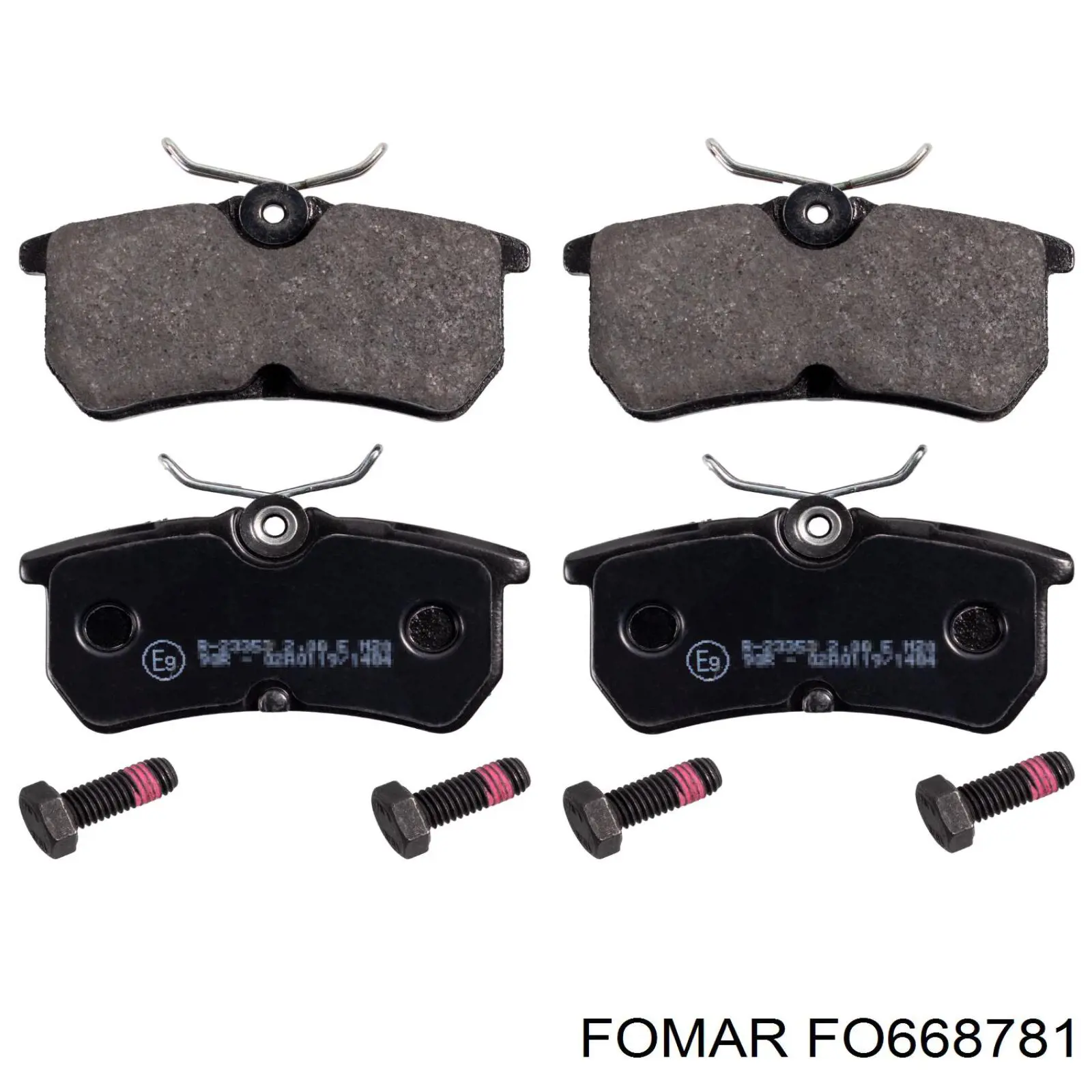 Купити C1BC2M008AA Ford Задні колодки