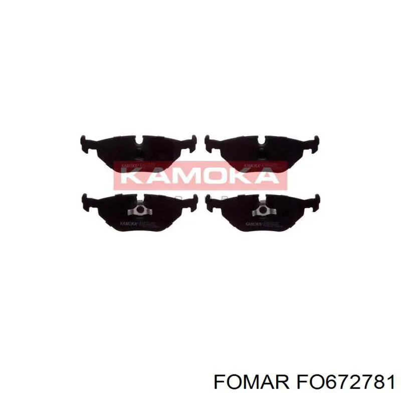 Купити FO672781 Fomar Roulunds Задні колодки