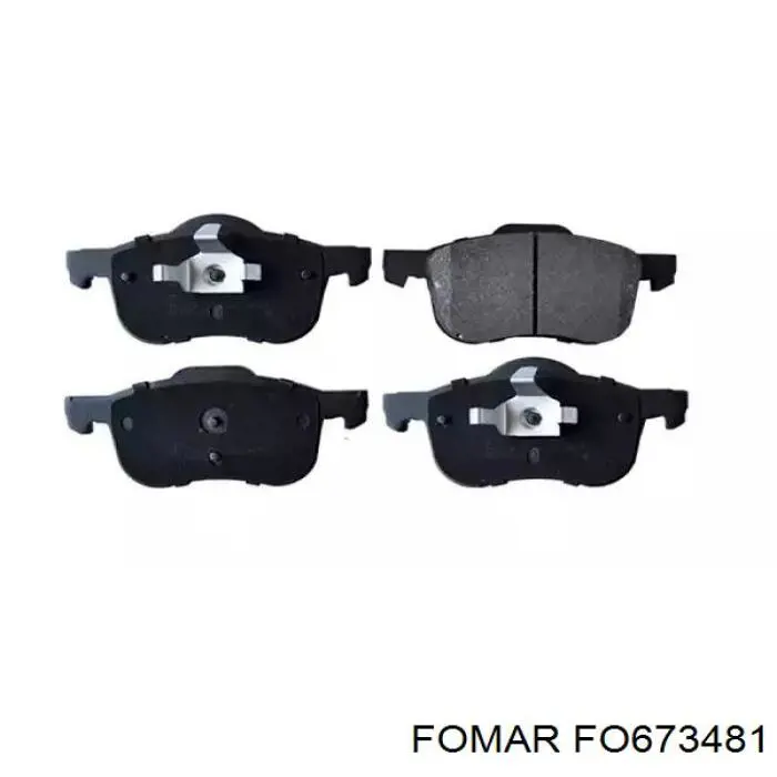 FO673481 Fomar Roulunds Передні гальмівні колодки