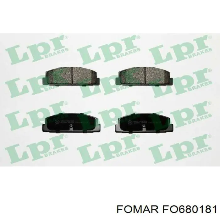 Купити GEYC2648ZB Mazda Задні колодки