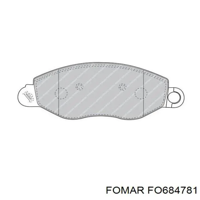 T209902 Ford Передні гальмівні колодки
