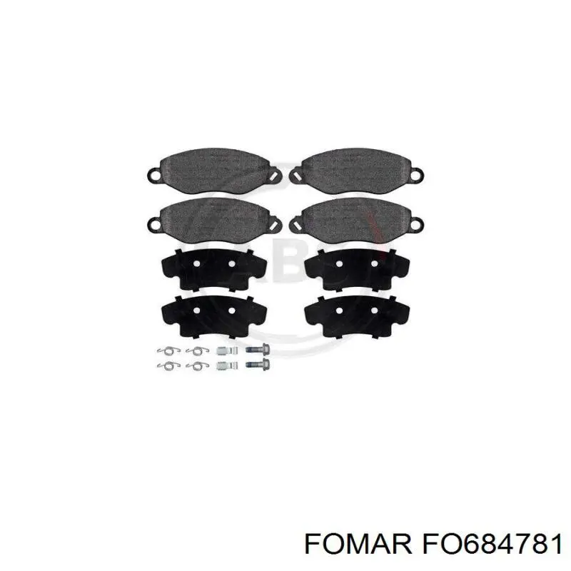 Купити T209902 Ford Колодки гальмівні передні, дискові